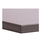 Lorell Quadro Sit/Stand Straight Edge Mahogany Tabletop