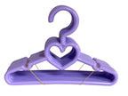 My Brittany'S 5.5 Inch Wide Lavender Heart Hangers For 14 Inch Doll Clothes- Doll Clothes Hangers