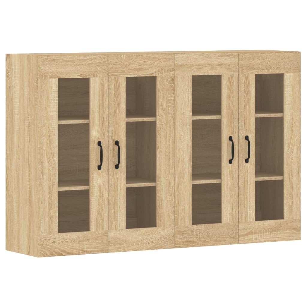 vidaXL Wall Cabinets 2 pcs Oak Sonoma Engineered Wood