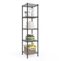 SONGMICS Storage Shelf, Small Metal Wire Shelving Unit, Adjustable Shelves, for Small Spaces, Garage, Bedroom, Living Room, Kitc