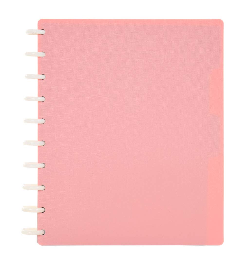 Talia Discbound Notebooks, Planner, Customizable, (Salmon, Junior (5.5In X 8.5In))