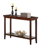 Convenience Concepts Ledgewood Console Table with Shelf, Espresso