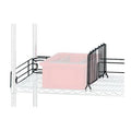 WIRE SHELF DIVIDER BLACK 18in