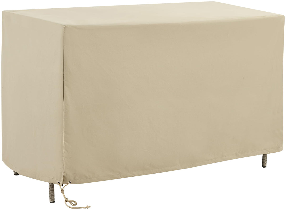 Crosley Furniture Patio Furniture Covers, Waterproof Outdoor Storage Deck Box Cover For Backyard, Tan