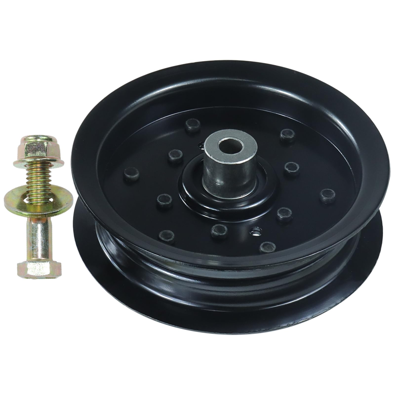 Nicheflag 532196106 Husqvarna Idler Pulley Replaces Craftsman Pulley 197379 Idler Pulley, 196106, 532197379, 496106, Oregon 34-9