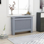 vidaXL Radiator Cover Anthracite 44.1"x17.5"x31.9" MDF