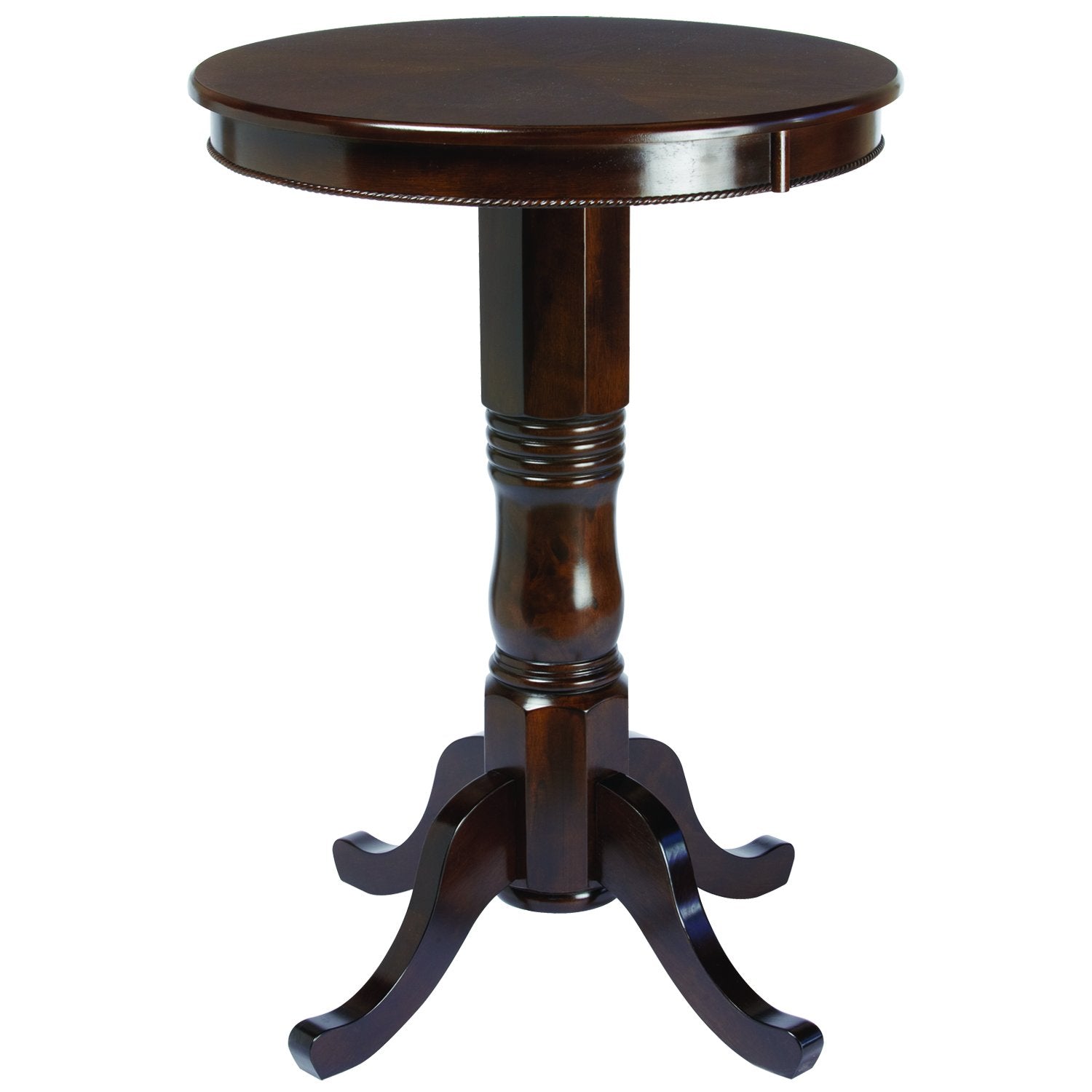 Ram Game Room Round Pub Table Cappuccino