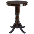 Ram Game Room Round Pub Table Cappuccino