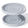 Slow Slog Diatomite Soap Dish, 2 Pack Water Absorbent Stone Soap Dish Holder, Quick Dry Diatomaceous Earth Soap Tray for Hand So