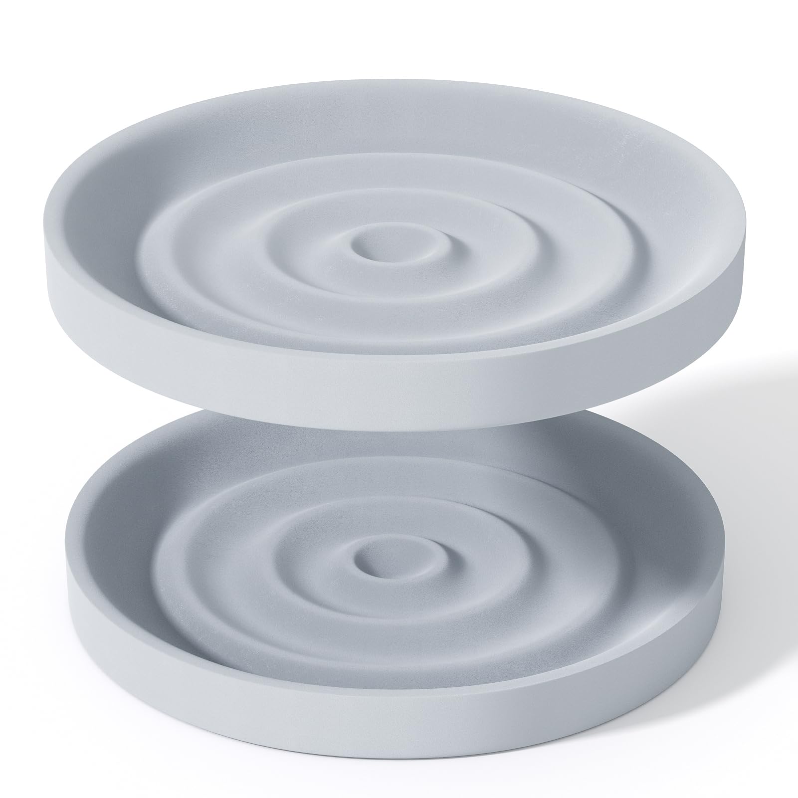 Slow Slog Diatomite Soap Dish, 2 Pack Water Absorbent Stone Soap Dish Holder, Quick Dry Diatomaceous Earth Soap Tray for Hand So