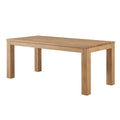 New Pacific Direct Bedford 75" Rect. Dining Table Square Legs,Solid Acacia Wood,Distressed Natural