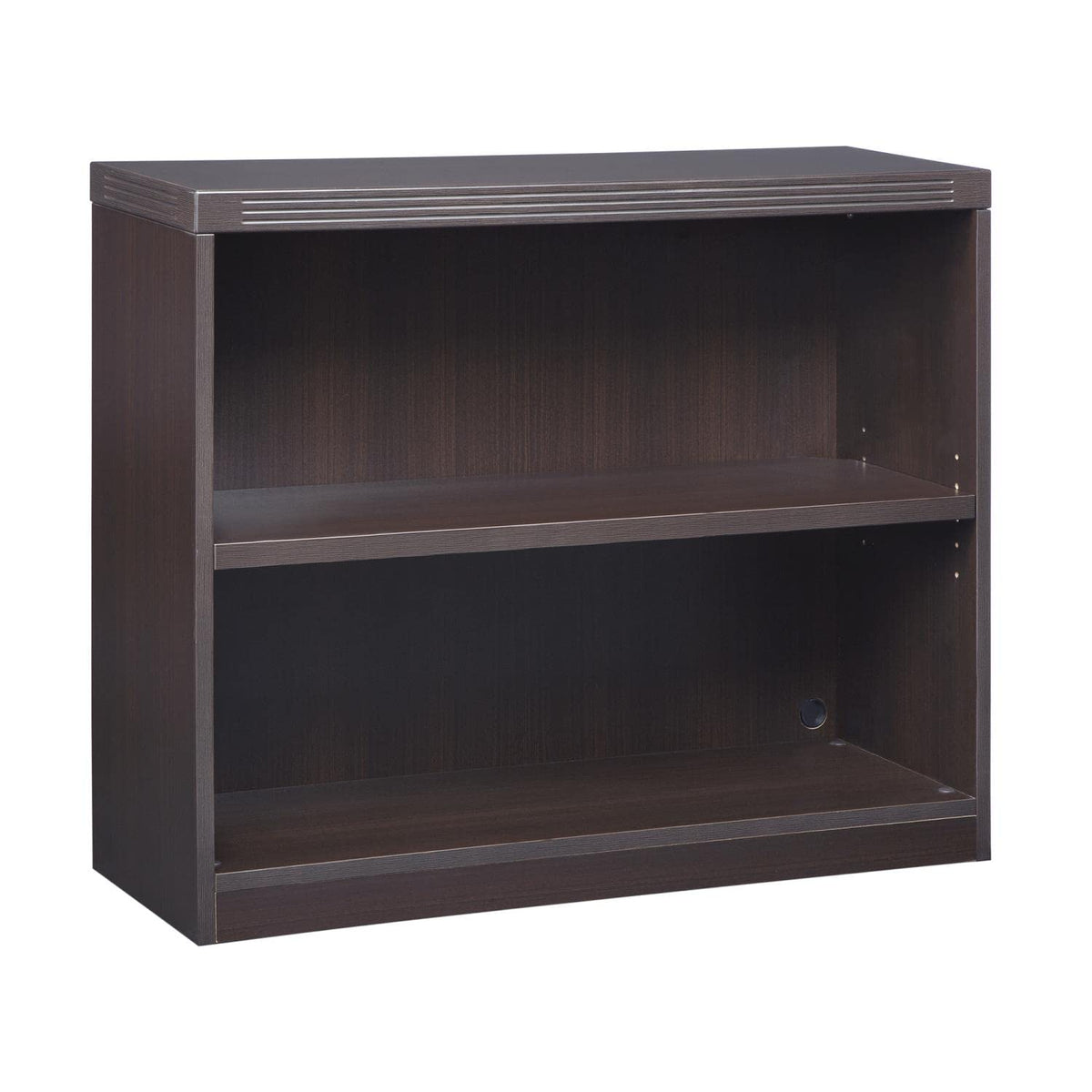 Safco Mayline Ab2S36Ldc Aberdeen Bookcase, 2 Shelf, Mocha Tf