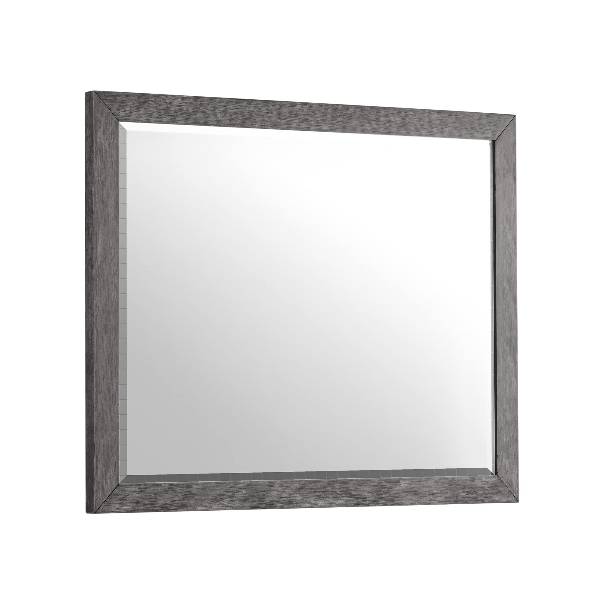 Intercon Portia 46&quot; Bedroom Dresser Mirror With Beveled Mirror Glass, Brushed Brindle