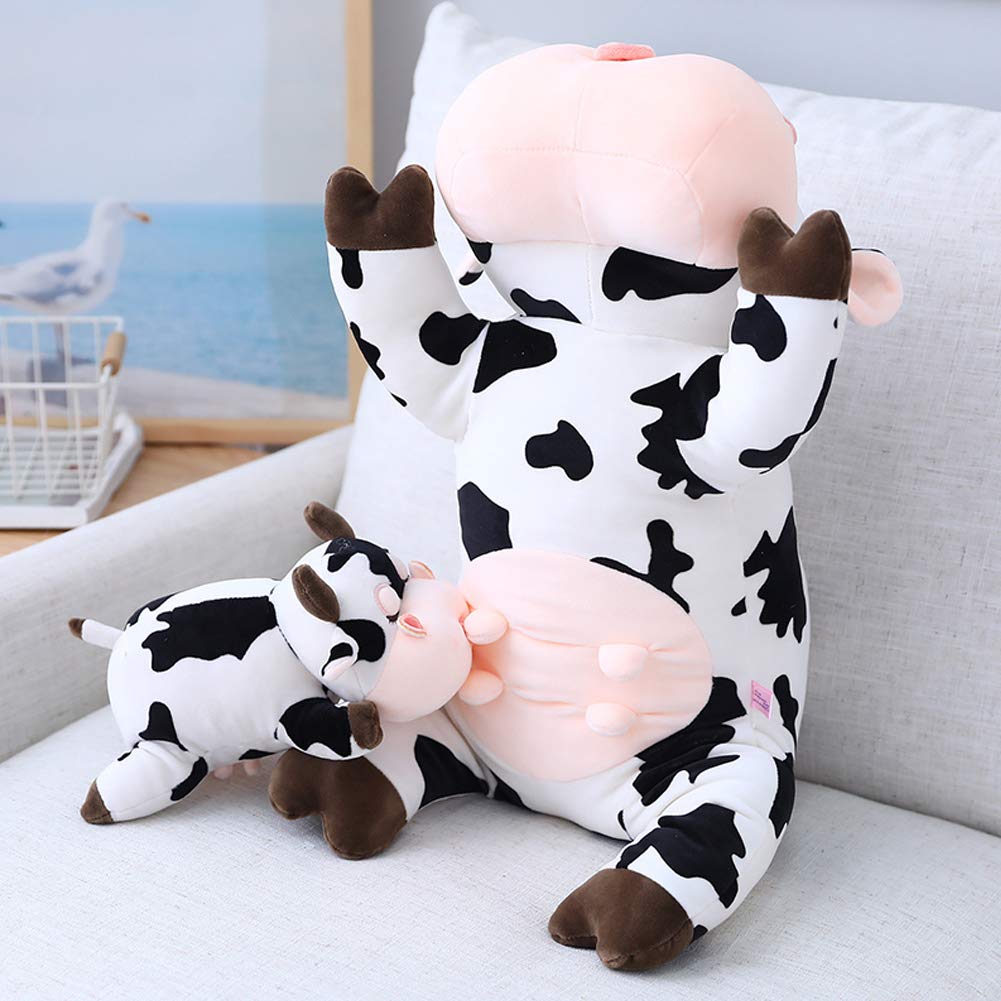 Jensquaify Cow Pillow, Cow Stuffed Animals Plush Toys Gifts For Kids, 23.6'