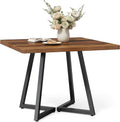 Ogfc 46789 Compact 31.5 Inches Small Dining Table For 4, Square Dinner Table For Small Space, Dining Room Desk, Wooden Kitchen T