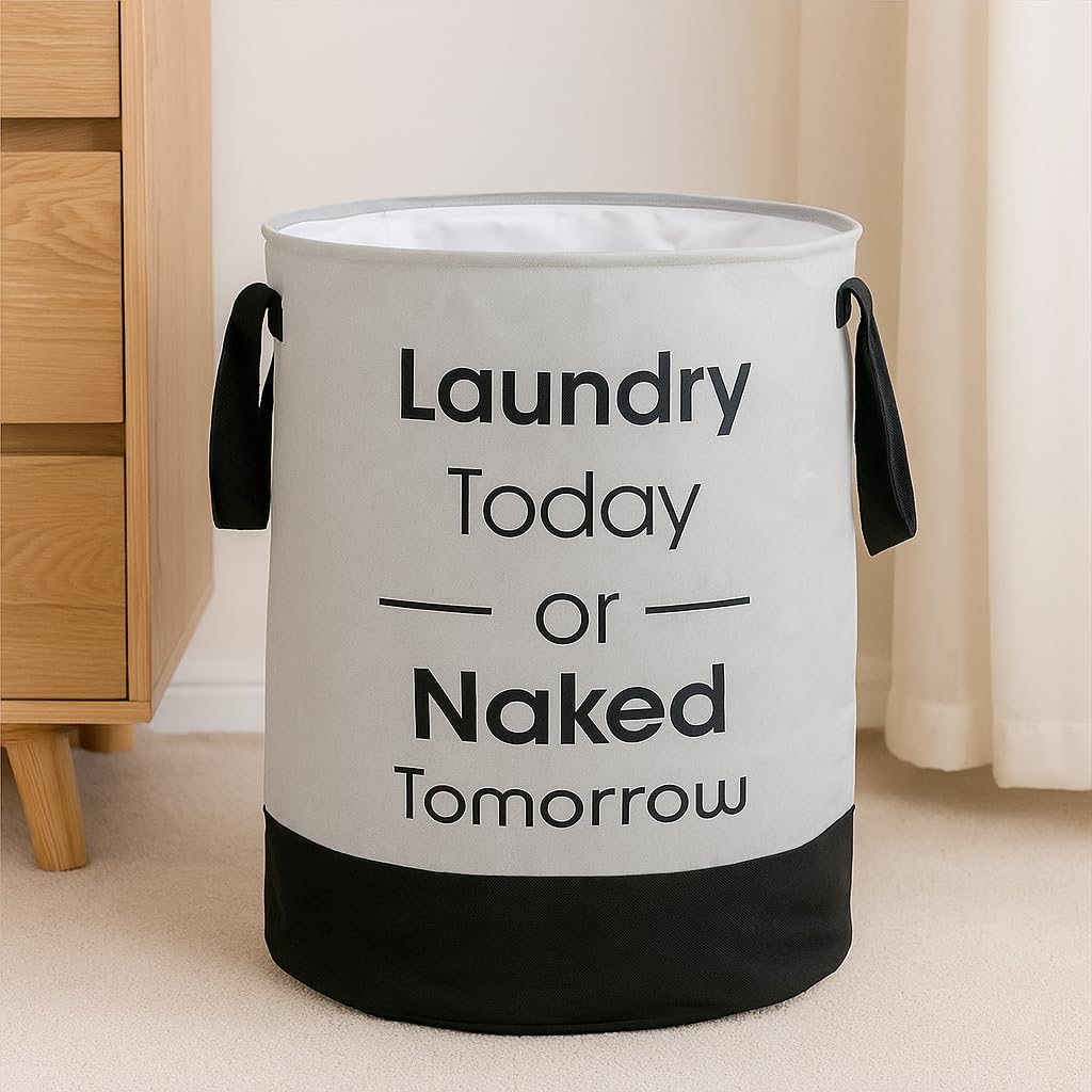 Laundry Bag 45L Durable And Collapsible Laundry With Handles Clothes & Toys Storage Foldable Laundry Bag For Dirty Clothes (pack