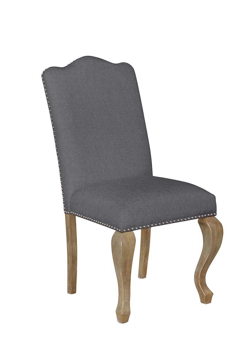 Best Quality Furniture Dining Chairs (Set Of 2), Gray