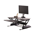 Vari - VariDesk Essential 36 - Two-Tier Standing Desk Converter for Monitor & Accessories - Height Adjustable Sit Stand Desk - F