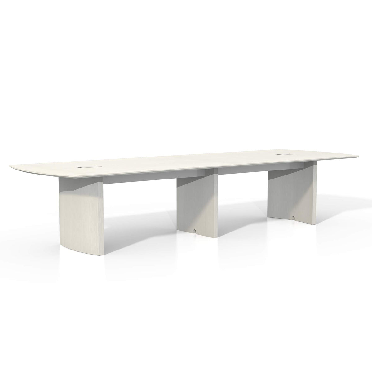 Mayline Medina Conference Table, 12', Textured Sea Salt Laminate