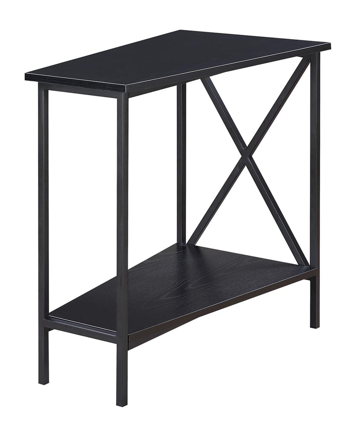 Convenience Concepts Tucson Wedge End Table, Black