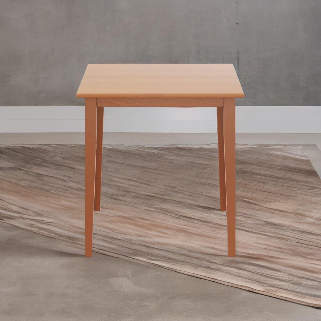 Ergode Wood Groveland Square Dining Table - Compact & Functional Furniture for Small Spaces - Light Oak Finish - Easy Assembly - 29.53' W x 29.53' D x 29.13' H