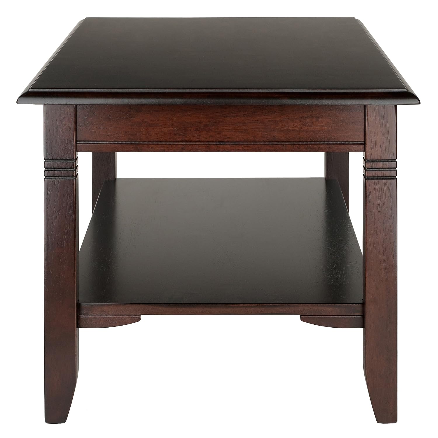 Winsome Nolan 18.03-inch x 37-inch x 21.02-inch Composite Wood Coffee Table, Cappuccino (40237)