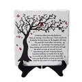 A Limb Has Fallen from The Family Tree Sympathy Plaque with Wooden Stand In loving memory of loved Wall Decor Table Decor Bereav