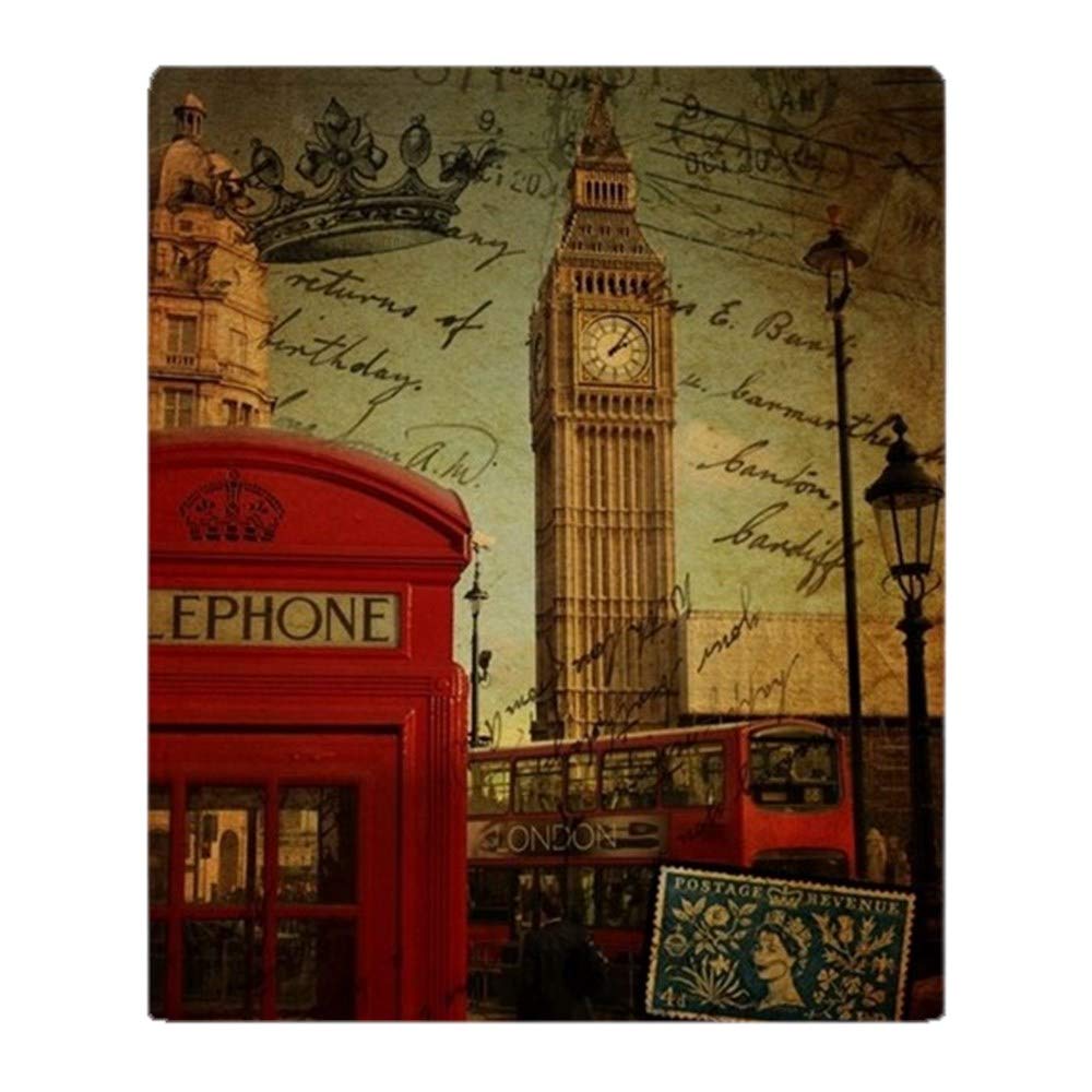 Cafepress Vintage London Uk Fashion Throw Blanket Super Soft Fleece Plush Throw Blanket, 60'X50'