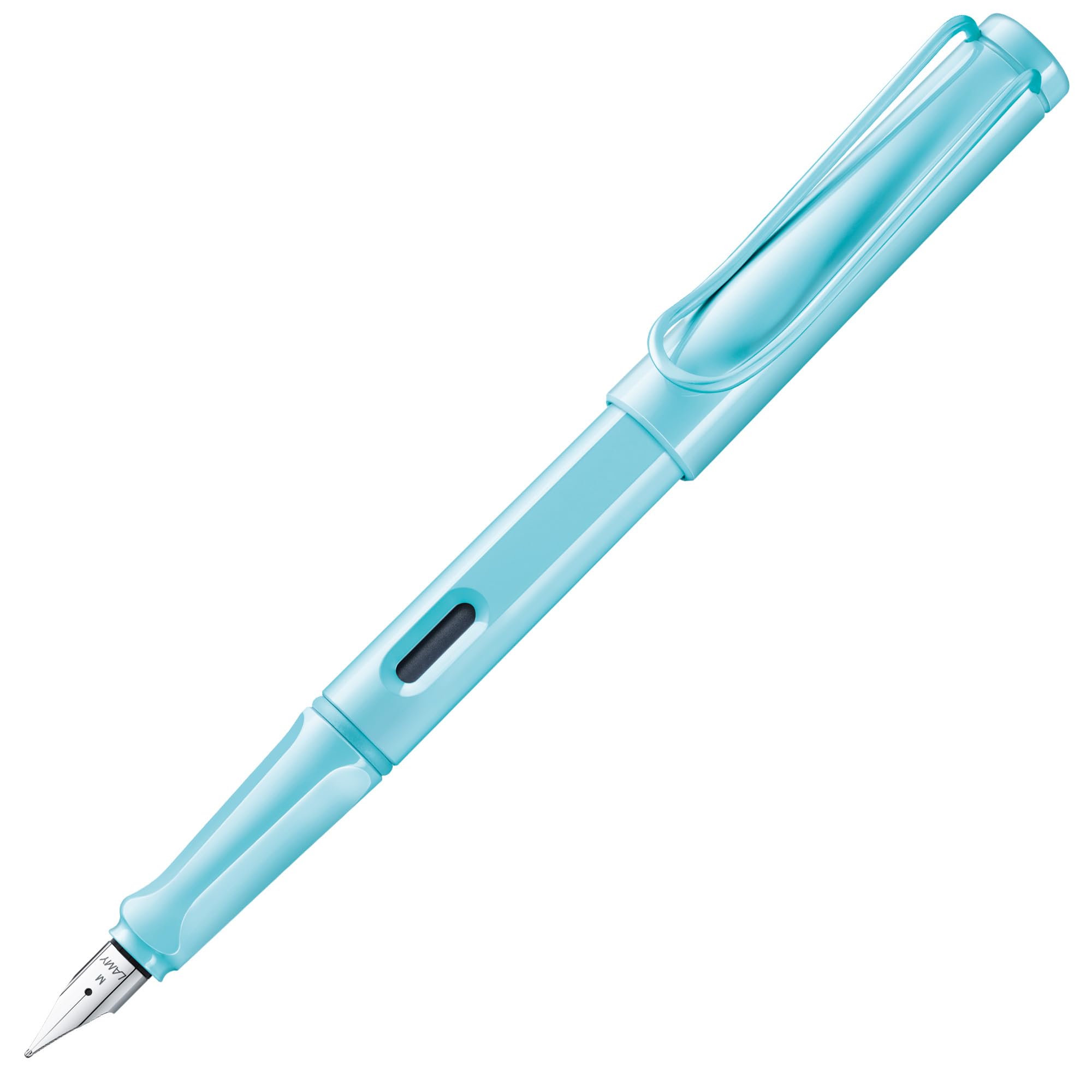 Lamy Safari Aquasky - Fountain Pen With Ergonomic Grip & Polished Steel Nib In Size M - Ideal For Any Writing & Calligraphy - In