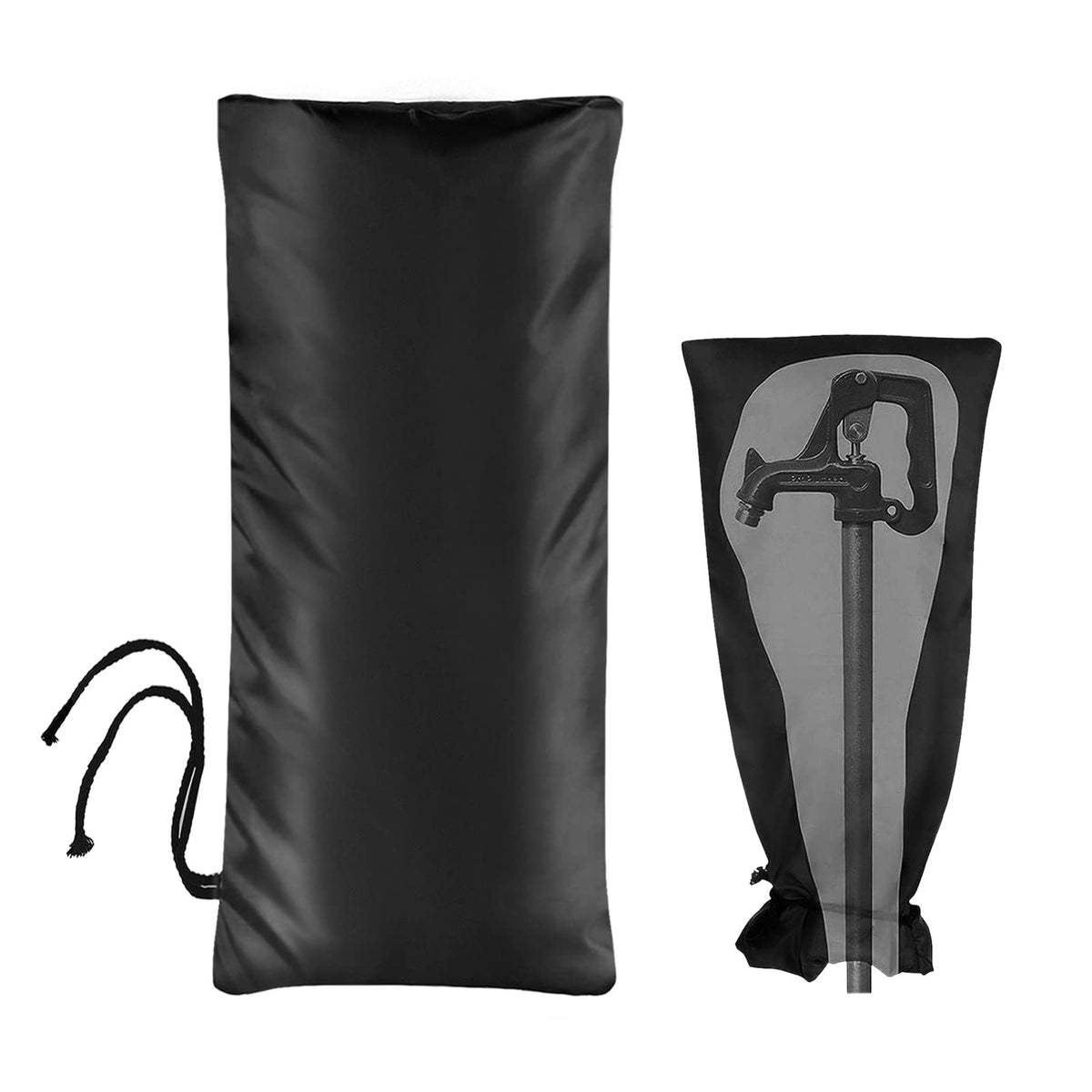 Outdoor Faucet Cover Socks For Winter Freeze Protection, Homsky 28' L X 15'W Large Faucet Covers For Outside, Reusable Outdoor
