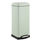 happimess HPM1007E Betty Retro 8-Gallon Step-Open Trash Can with Soft-Close Lid, Fingerprint Resistant, Modern, Minimalistic for