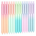 Shuttle Art Retractable Pastel Shifting Gel Ink Pens, 15 Pack Black Ink Pens, Cute Pens 0.5Mm Fine Point Soft Aesthetic Barrel F