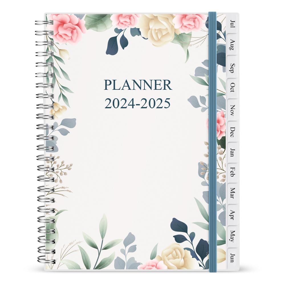 2024-2025 Planner - Weekly & Monthly Planner Run July 2024 To Jun 2025, 6.25' X 8.25', 12 Monthly Tabs, 14 Notes Page, Inner P