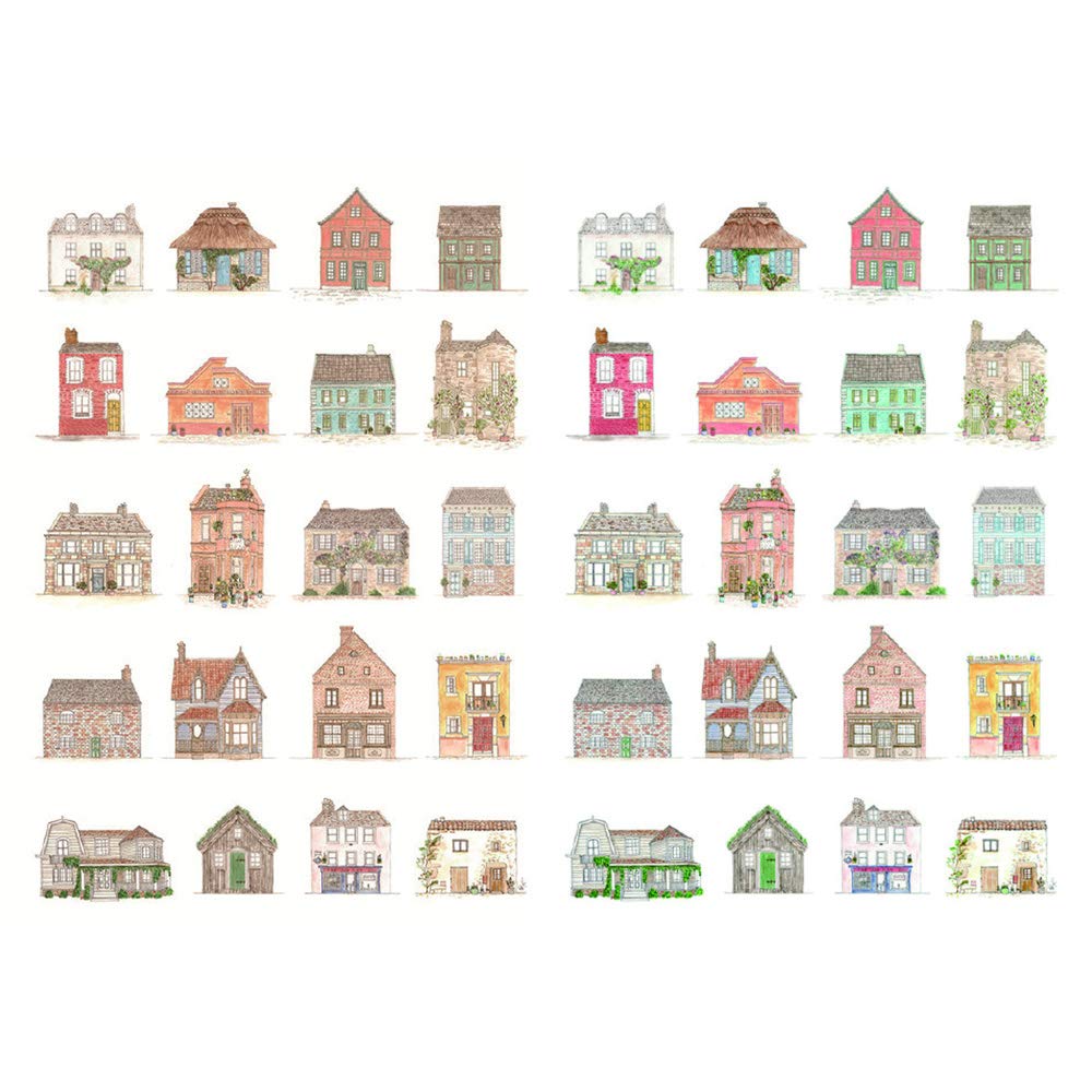 Seasonstorm Cartoon House Kawaii Aesthetic Pastel Art Agenda Journal Planner Stationery Stickers