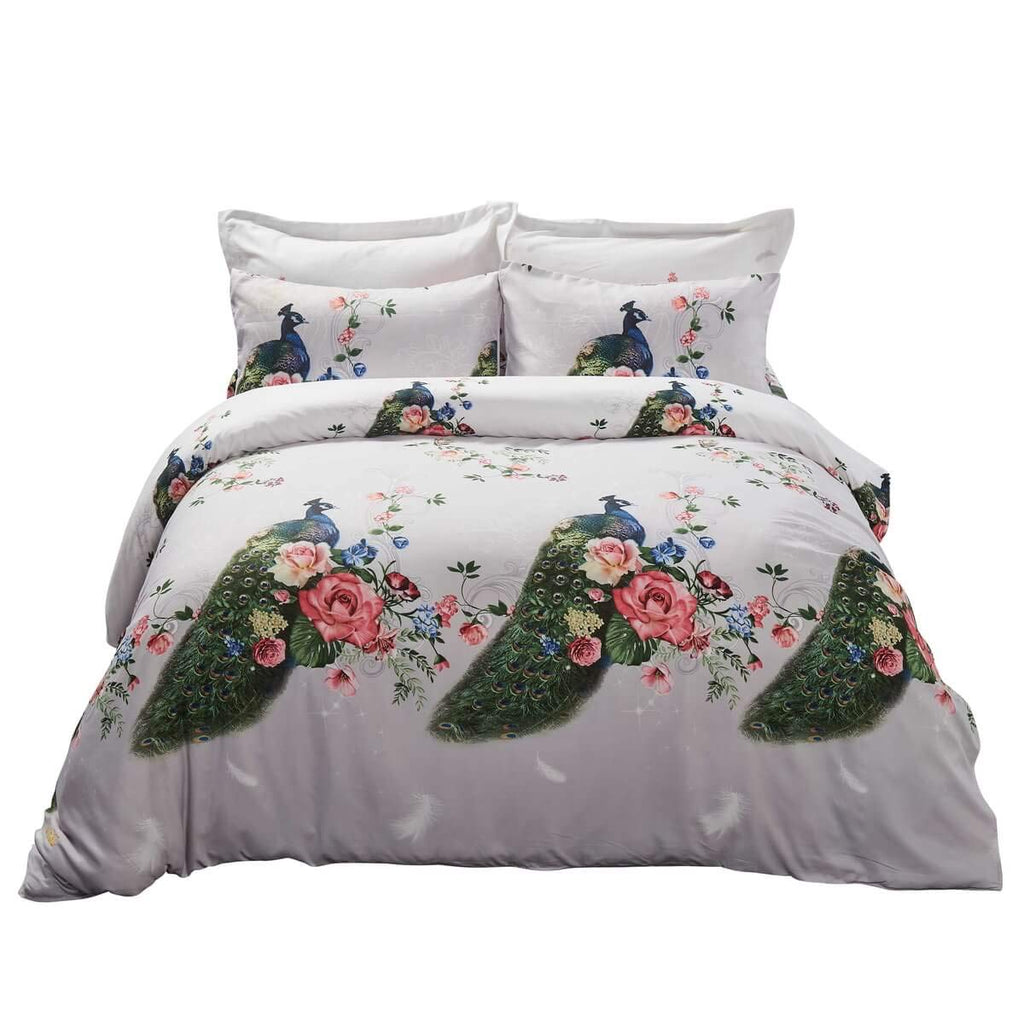 Dolce Mela Dm706Q Duvet Cover Set, Queen, White