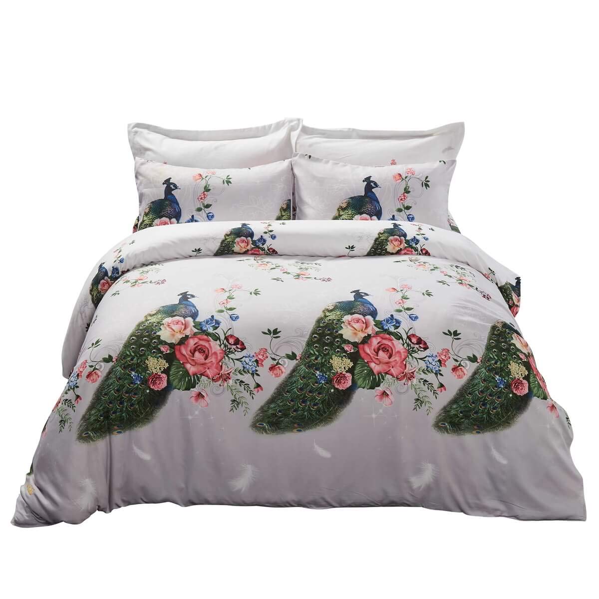 Dolce Mela Dm706Q Duvet Cover Set, Queen, White