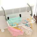 Cyrox Clothes Dryer Stand Indoor/Outdoor ClothesTowel Drying Rack Foldable Door Cloth Hanger Clothes, Towel/Socks and Plant Hol