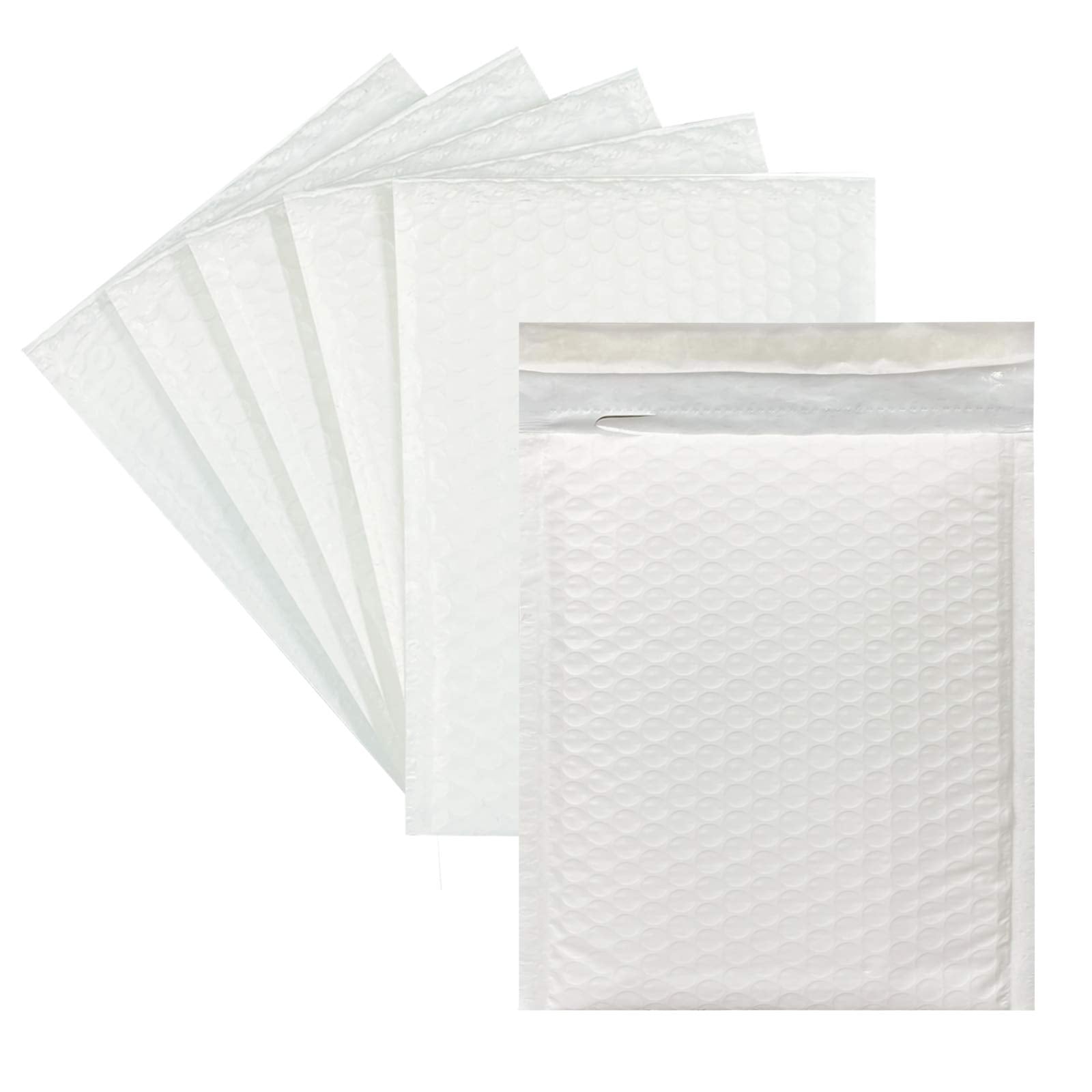 Zmybcpack 25Pcs 10X13 Inch Poly Bubble Mailers Padded Envelopes Bubble Lined Poly Mailer Self Seal Bubble Envelopes Bags(White)F