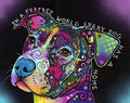 Picture Peddler In a Perfect World Pitbull a Fine Art Print by Dean Russo, Image Size: 11x14, Overall Size: 13x16