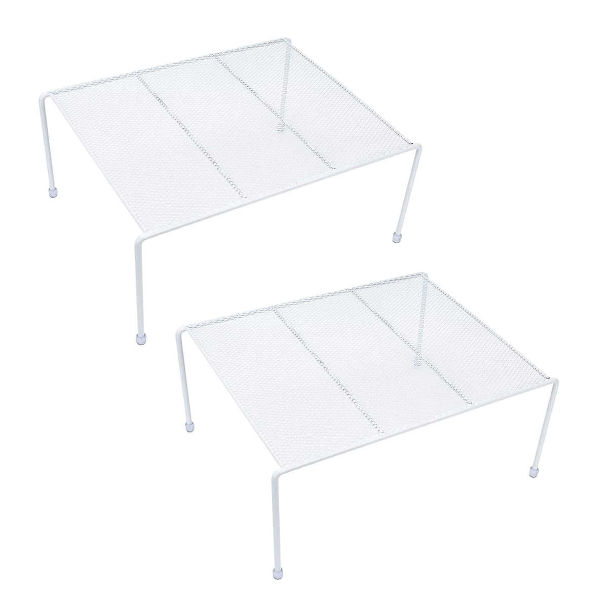 SIBAO Set of 2 Mesh Kitchen Shelves Cabinet Storage Shelf Rack (13.1 x 10.2 Inch) ,Kitchen Bathroom Pantry Cupboard Desk Home Of