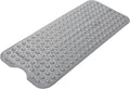 KOIOS PVC AntiSlip Bathroom Mat  Rectangular Rubber Bath Mat with Strong Suction Cups & Drain Holes, AntiSkid Floor Shower Ma