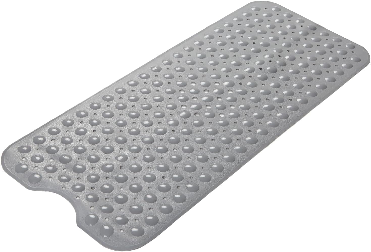 KOIOS PVC AntiSlip Bathroom Mat  Rectangular Rubber Bath Mat with Strong Suction Cups & Drain Holes, AntiSkid Floor Shower Ma