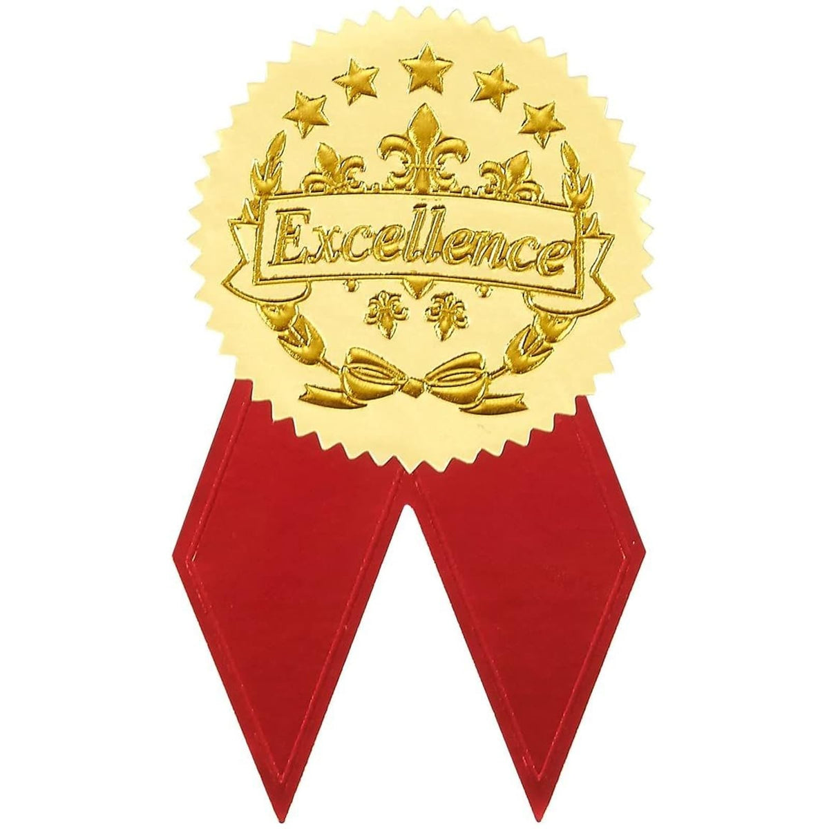 Best Paper Greetings Award Stickers, Gold Certificate Stickers (96 Pieces. 1.7 In)