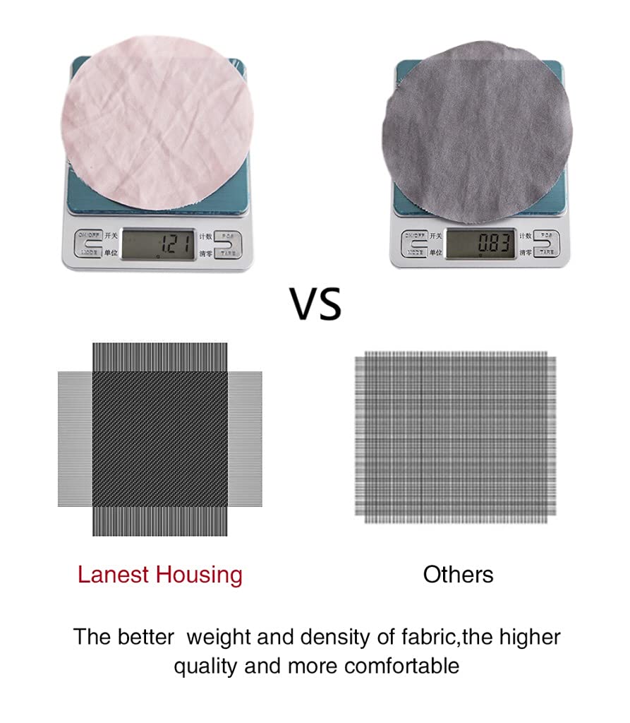 Lanest Housing Twin Sheets Sets, 2400 Thread Count Soft Deep Pocket Microfiber Sheets, 3 Pieces Brown Bedding Sheets & Pillowcas