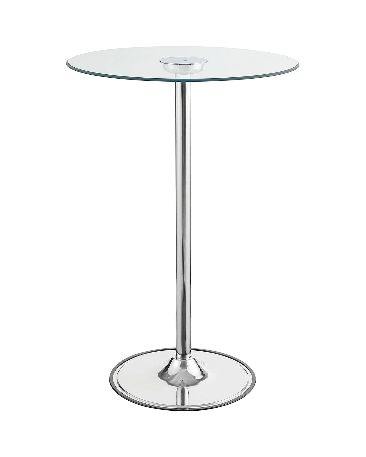 Coaster Home Furnishings Thea Led Bar Table Chrome And Clear