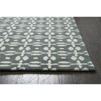 Rizzy Home Alora Decor Holland 5' X 8' Print Grey/Beige Hand-Tufted Area Rug