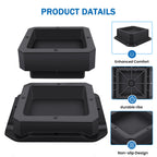 Annkut Furniture Risers 1 Inch,Bed Risers Heavy Duty,Desk Risers For Chair And Table Legs Elevation ,Bed Lifts Risers (4 Pack, B