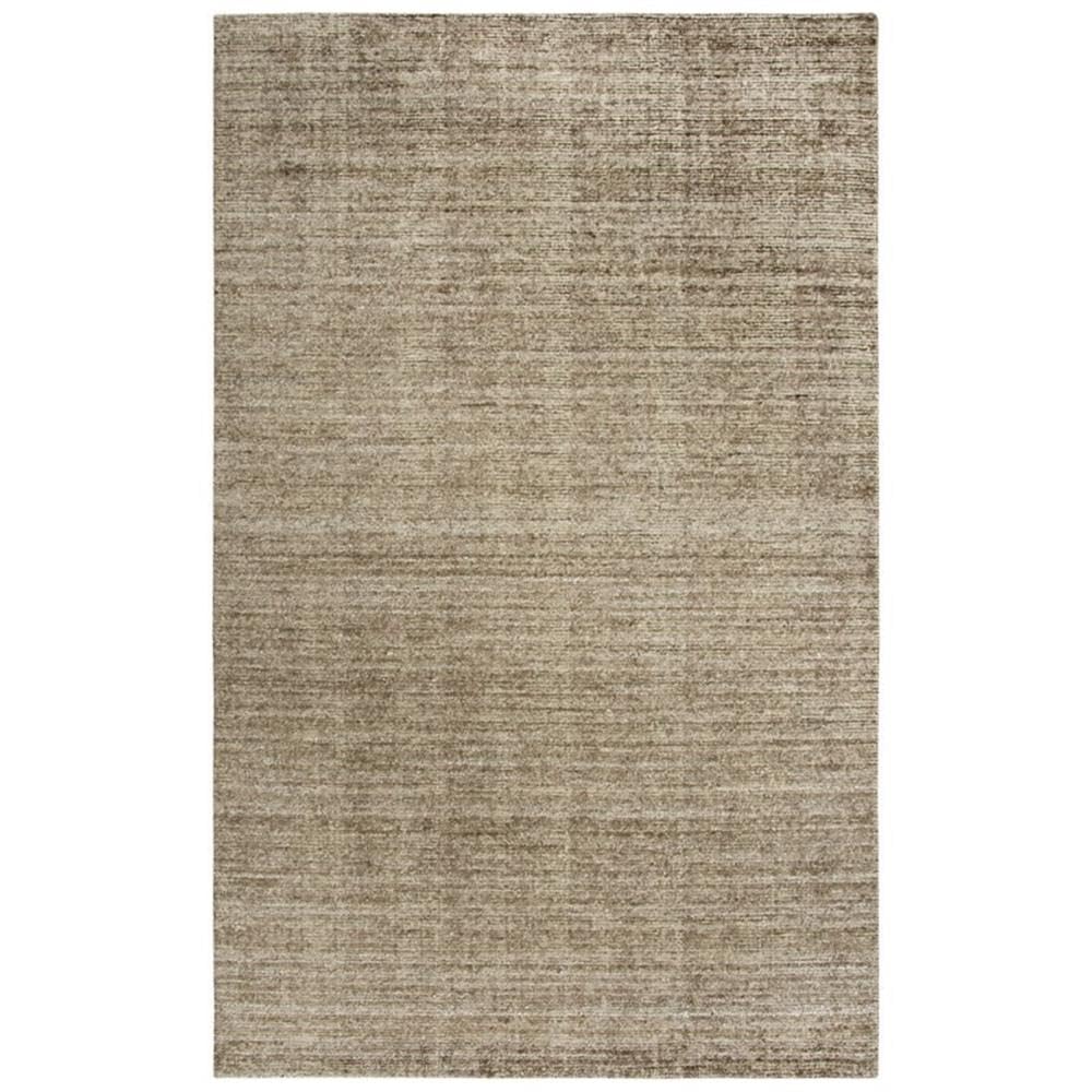 Alora Decor Demure 5' X 8' Solid Lt. Brown/Beige Hand-Loomed Area Rug