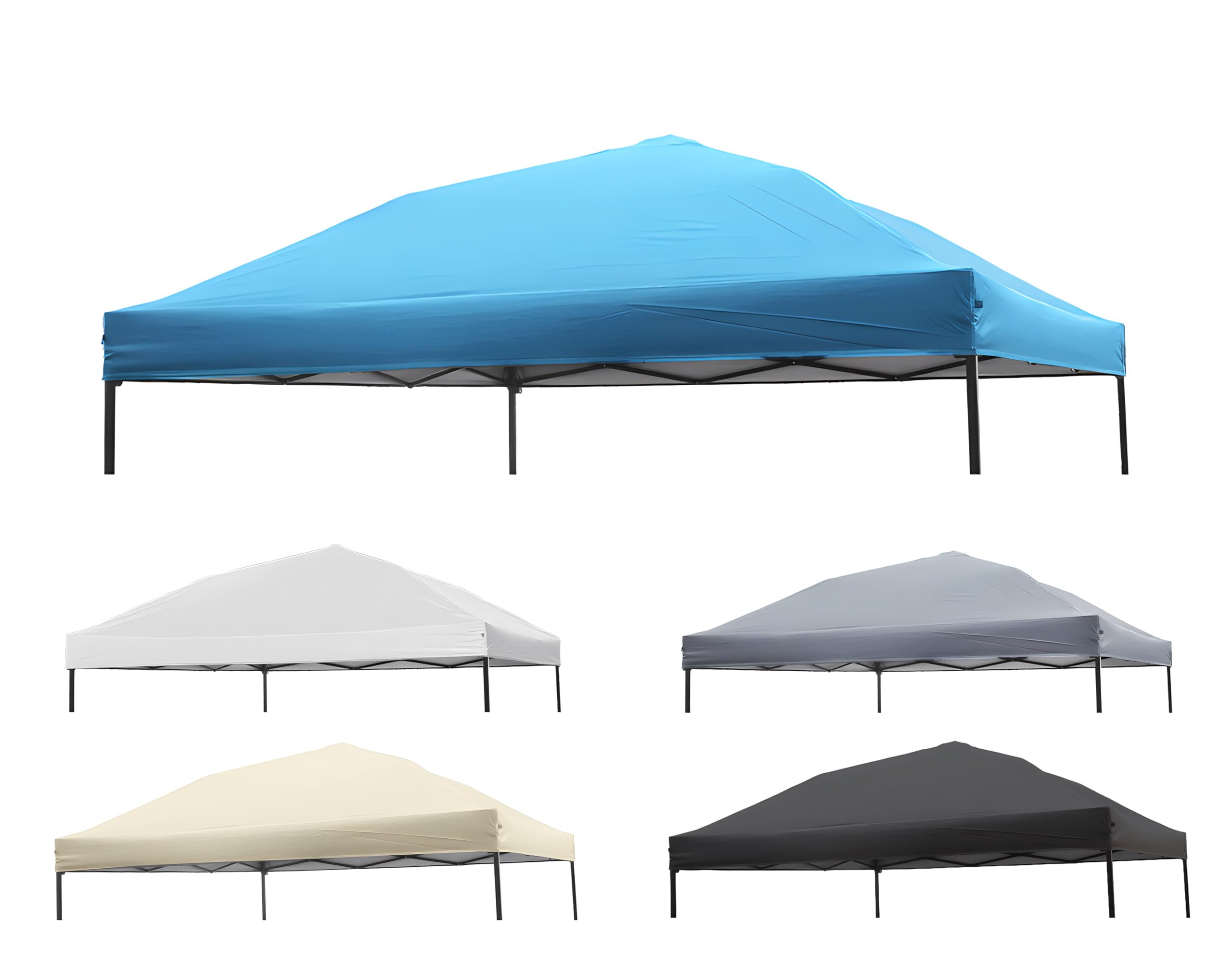 10X 10 Canopy Replacement Top, Replacement Cover For 10X10 Pop Up Canopy Tent (Top Cover Only) Blue