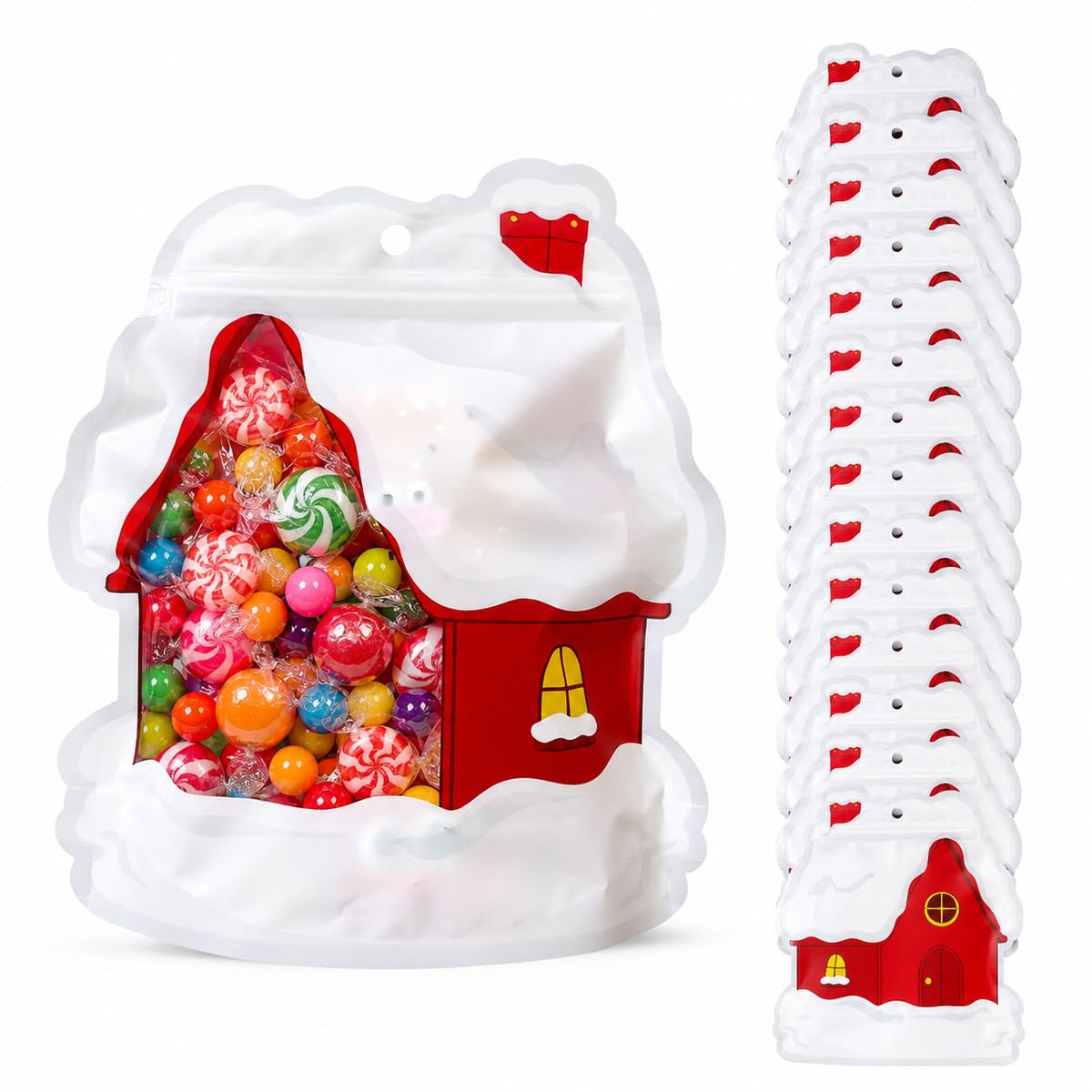 THE CUBBY CART Pack of 15 Resealable Return Gift Pouches  Reusable Ziplock Gift Bags for Kids Birthdays, Candy, and Festive Tre